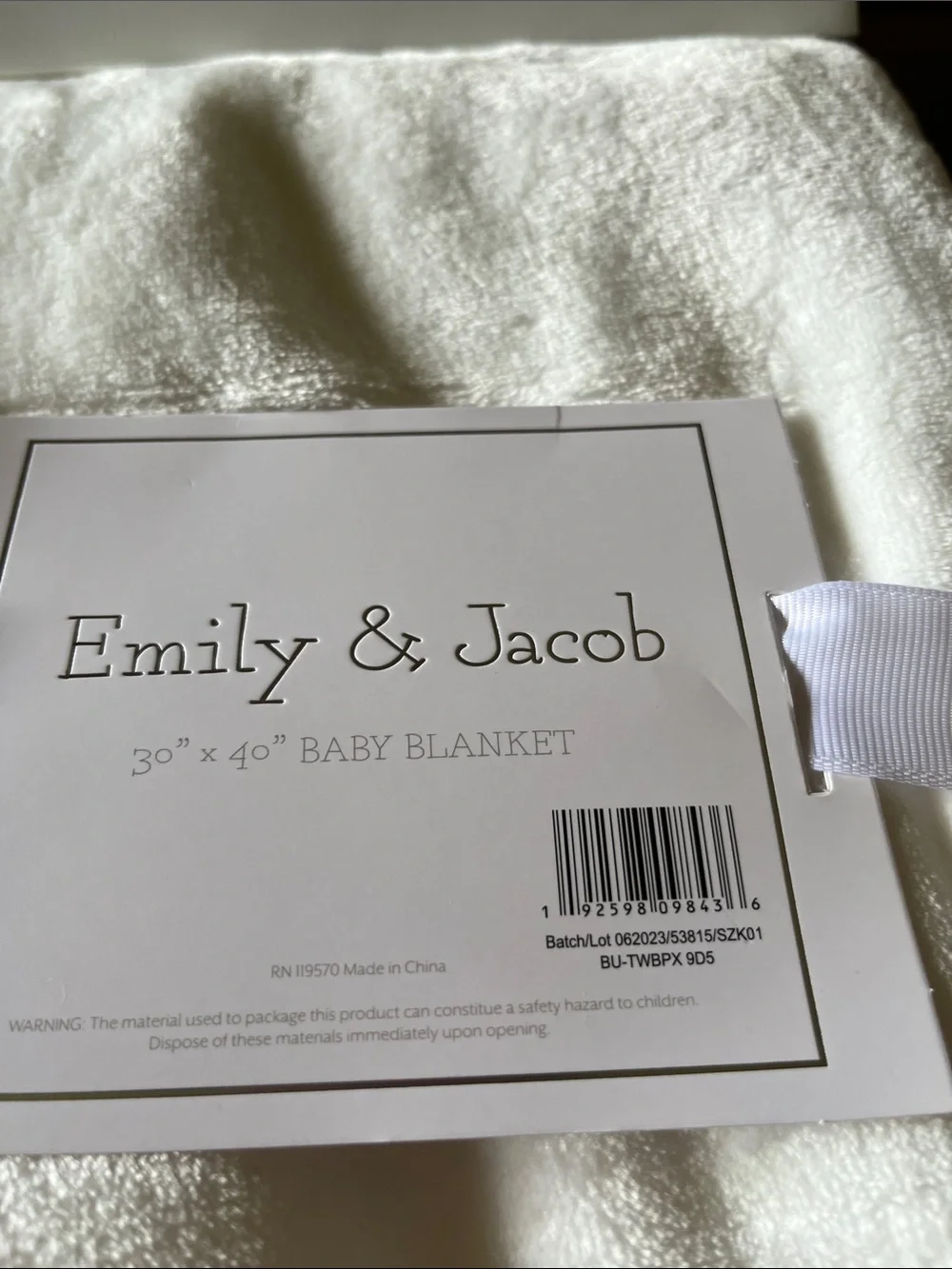 Christmas in July. Baby Blanket